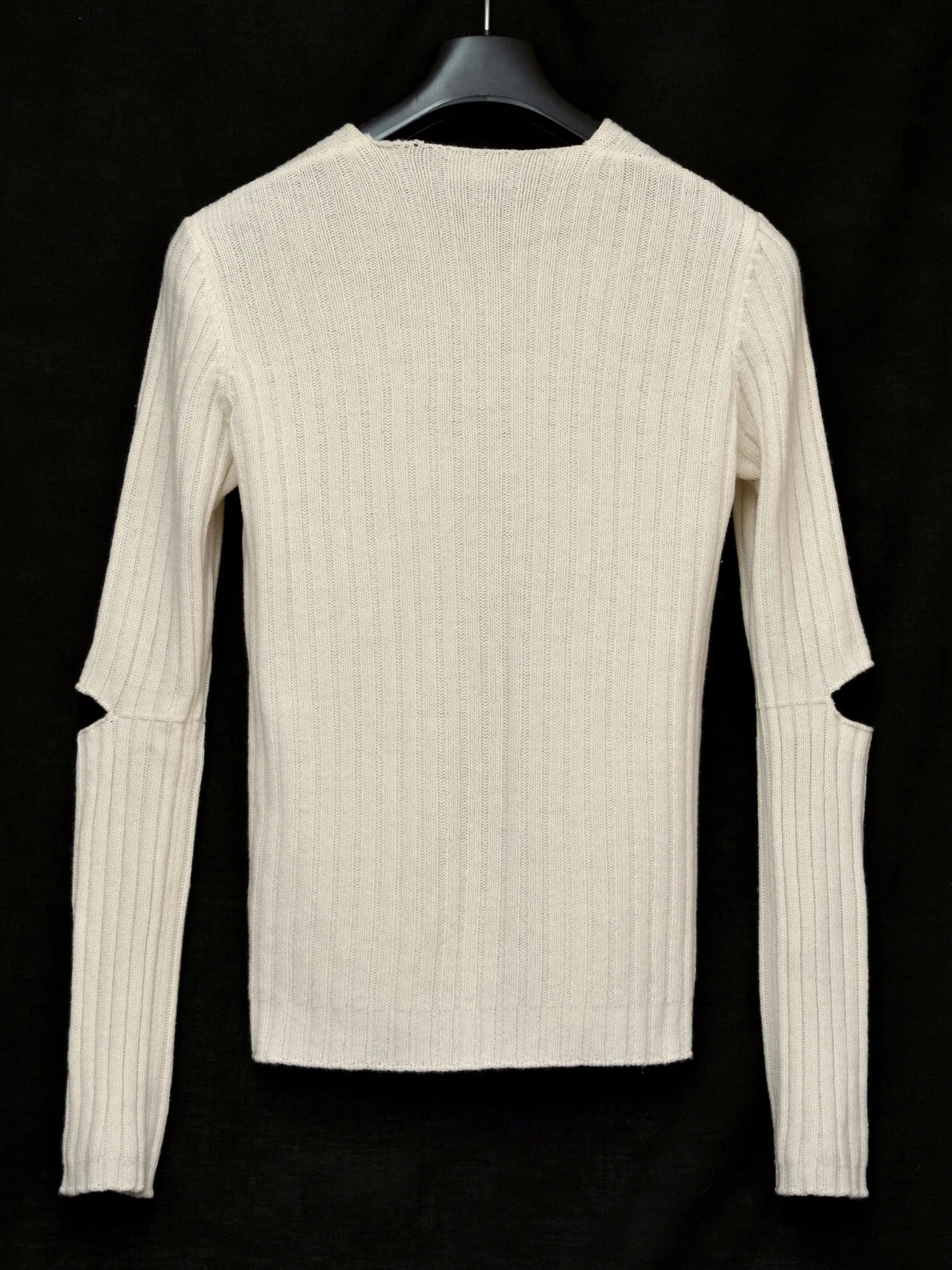 1997 Merino Wool Military Sweater with Slashed Sleeves