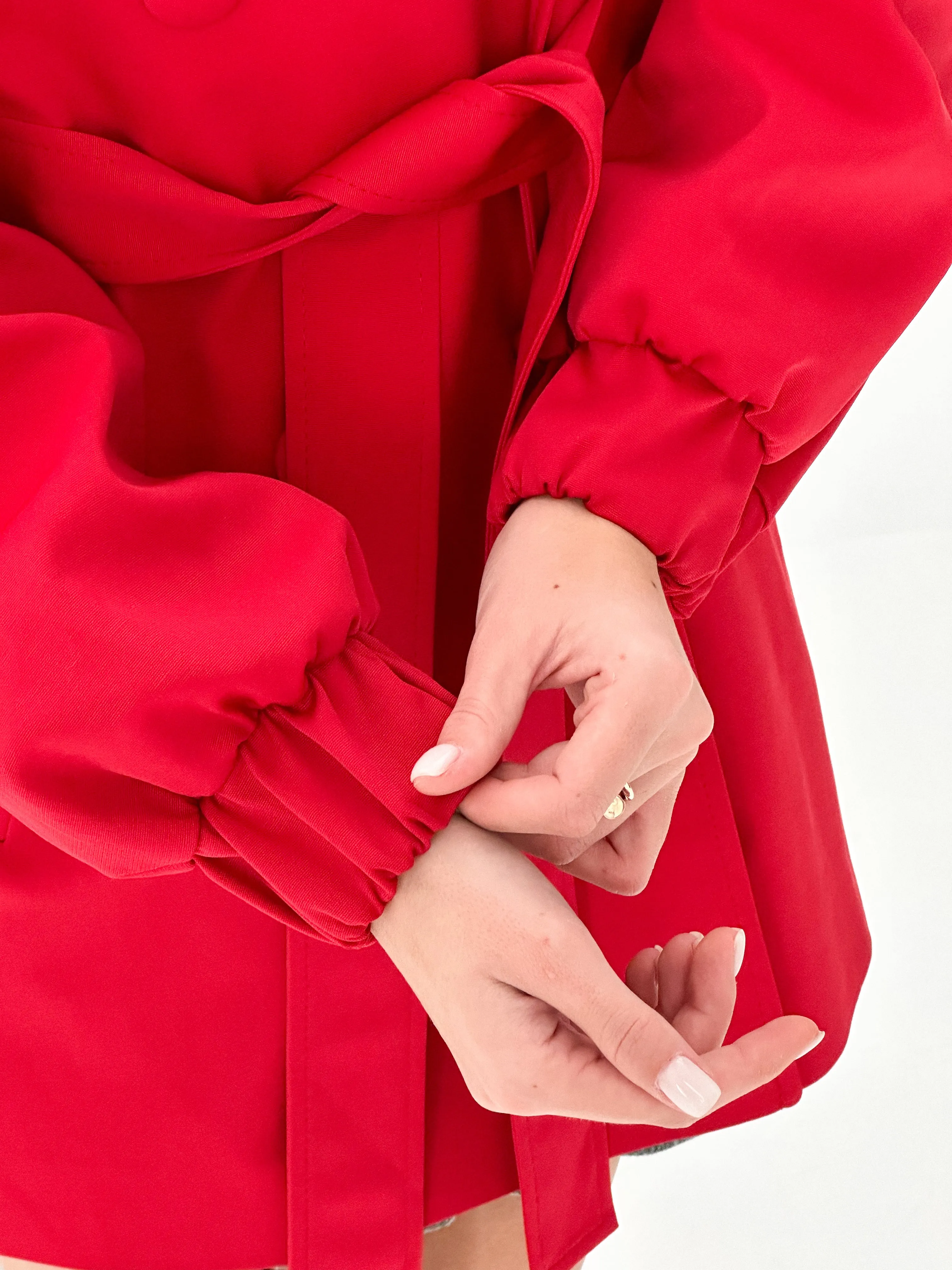 Ariana Hooded Trench Coat