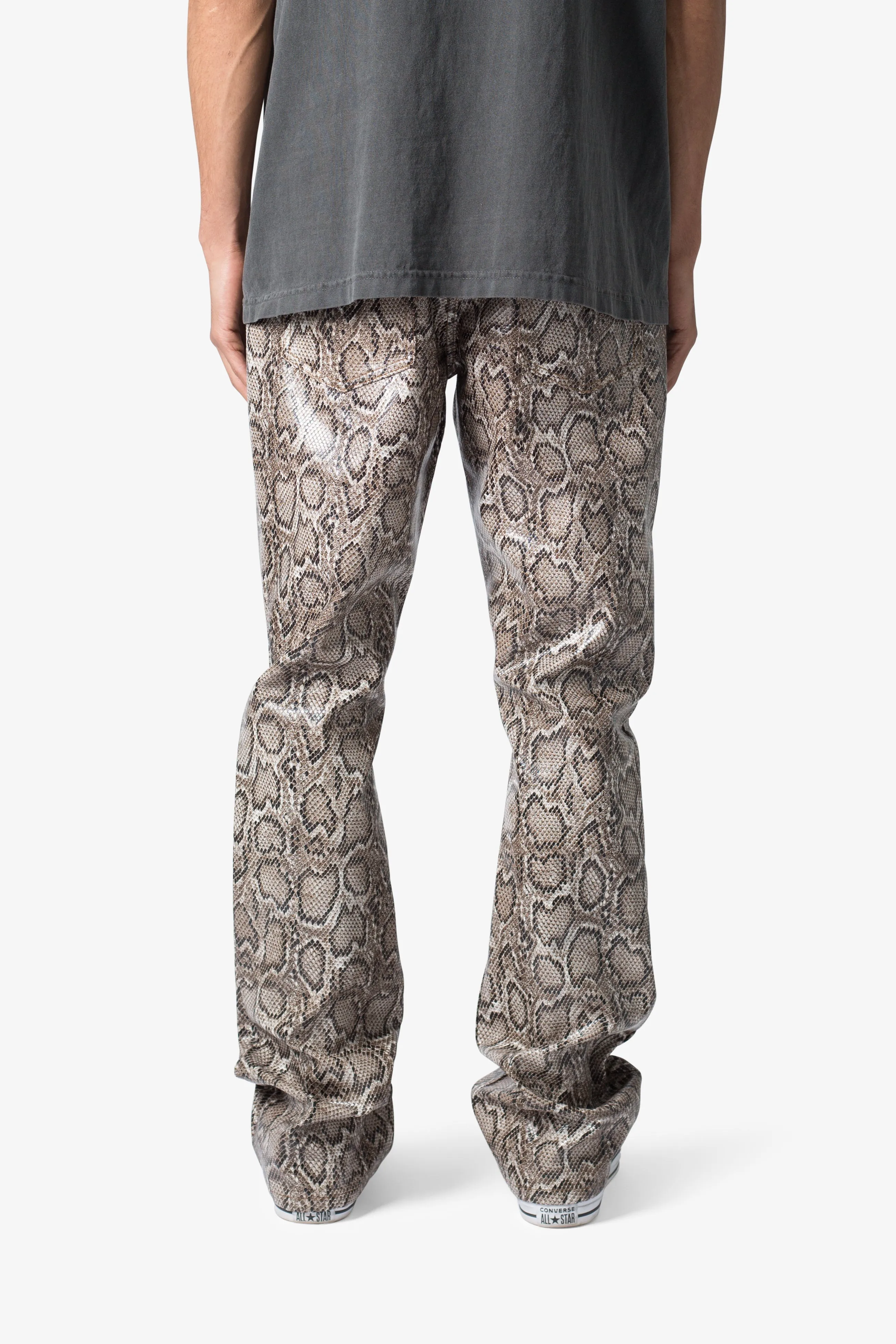 B605 Python Flare Pants - Multi