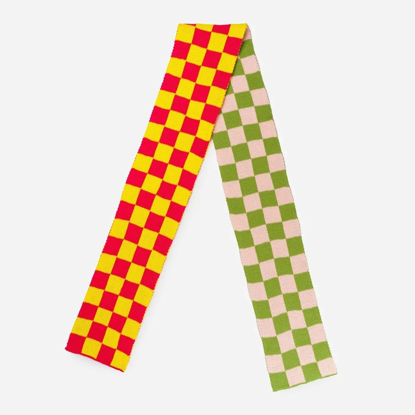 Checkered Narrow Scarf by Verloop