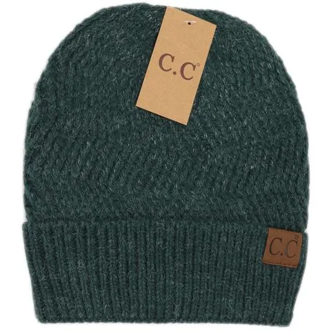 Chevron Knit Cuff Beanie