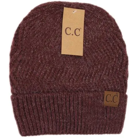 Chevron Knit Cuff Beanie