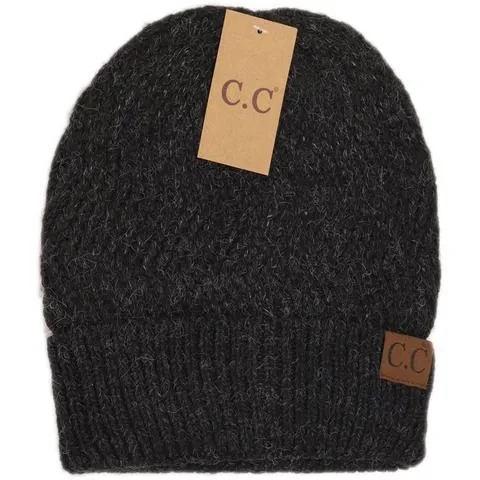 Chevron Knit Cuff Beanie