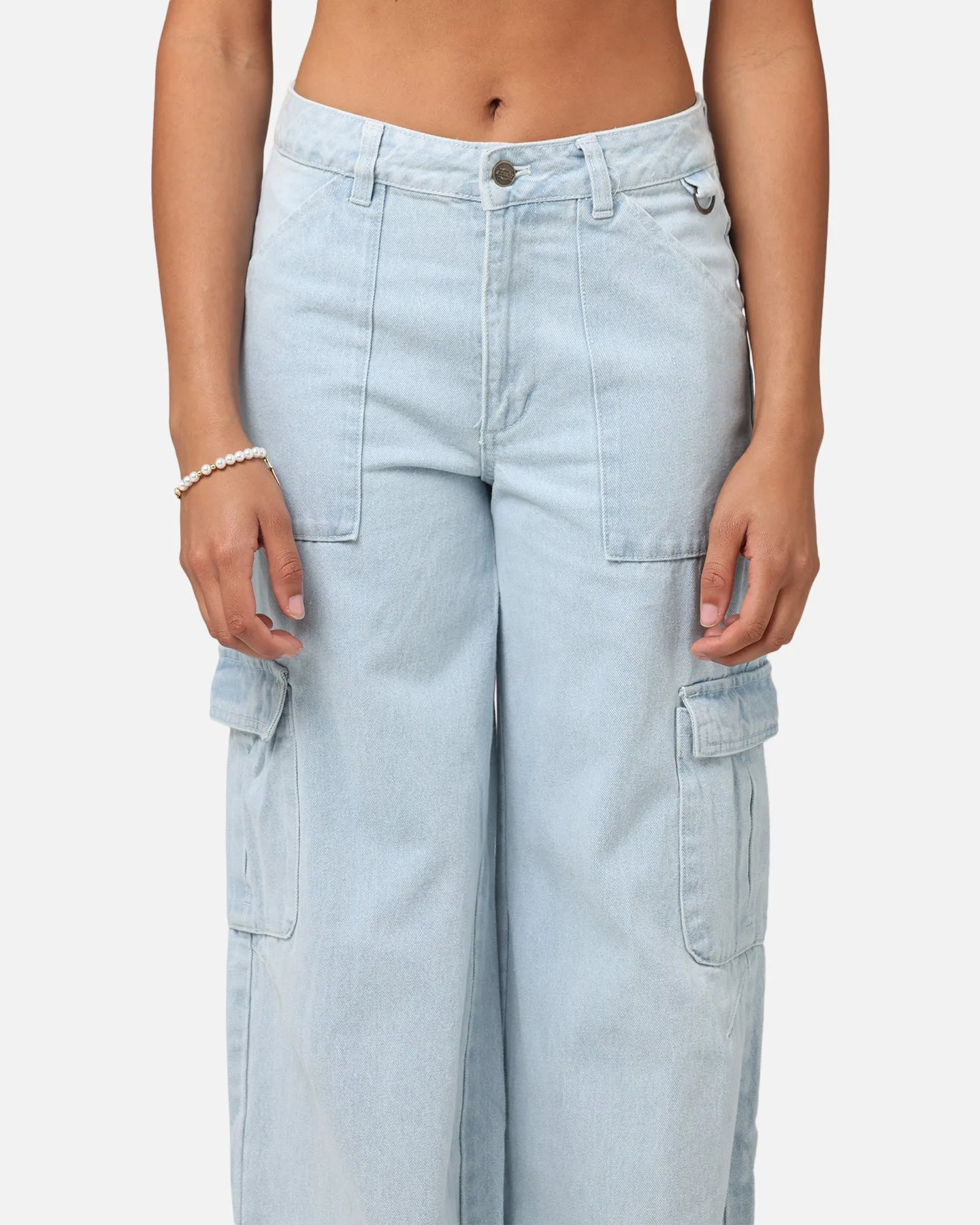 Dickies Women's Voss Light Denim Jeans Sky Blue