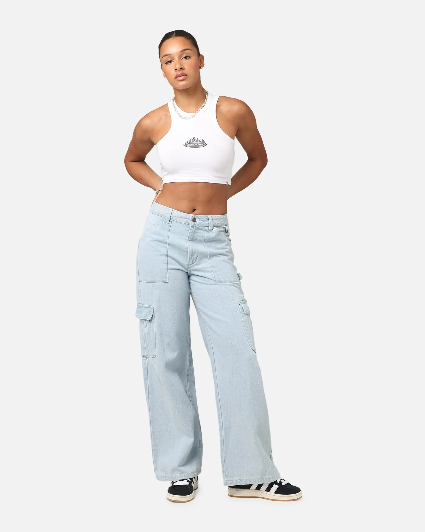 Dickies Women's Voss Light Denim Jeans Sky Blue