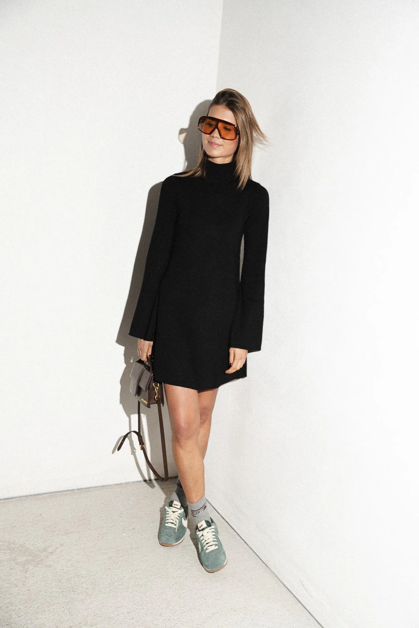 Dunia knit dress black