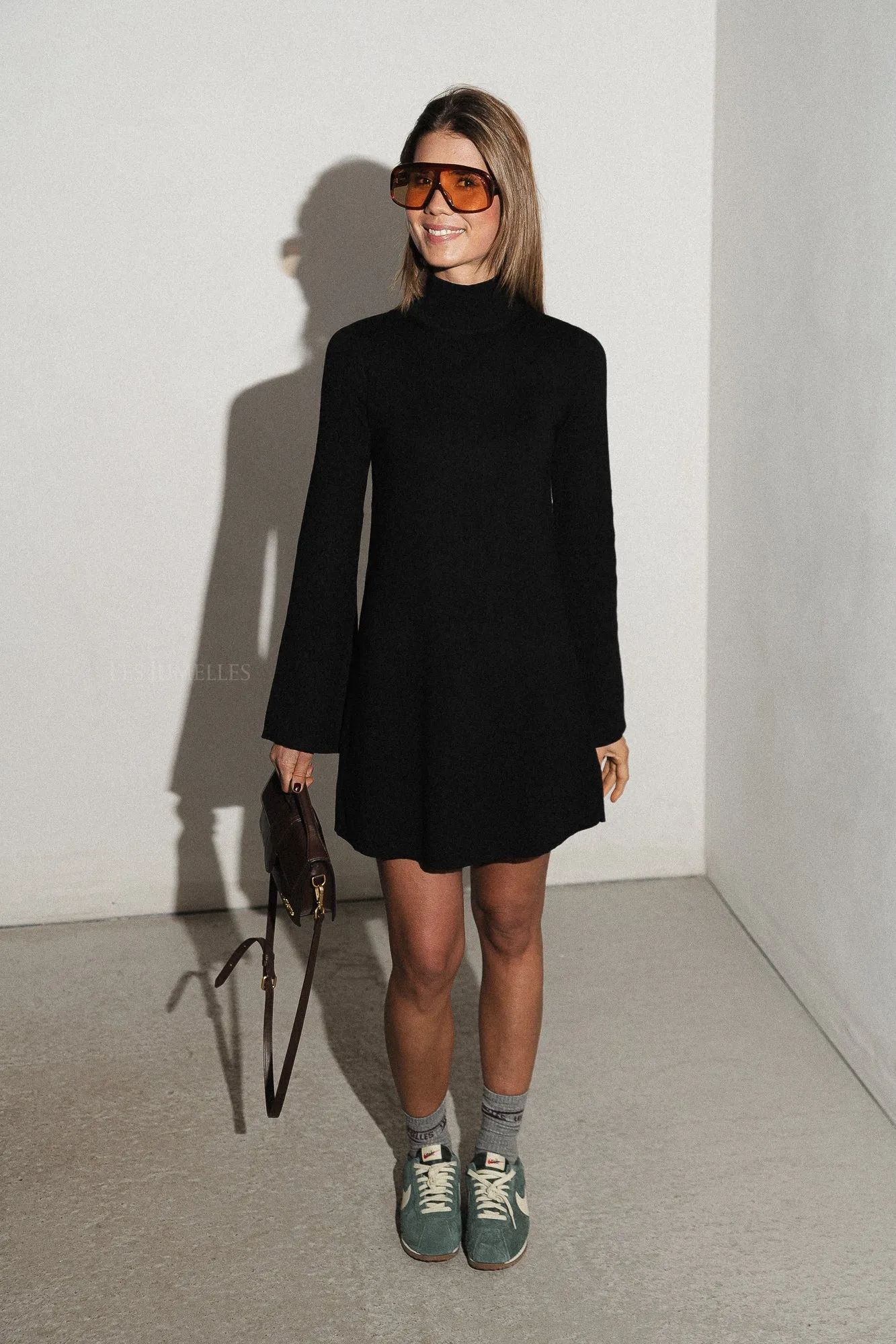 Dunia knit dress black