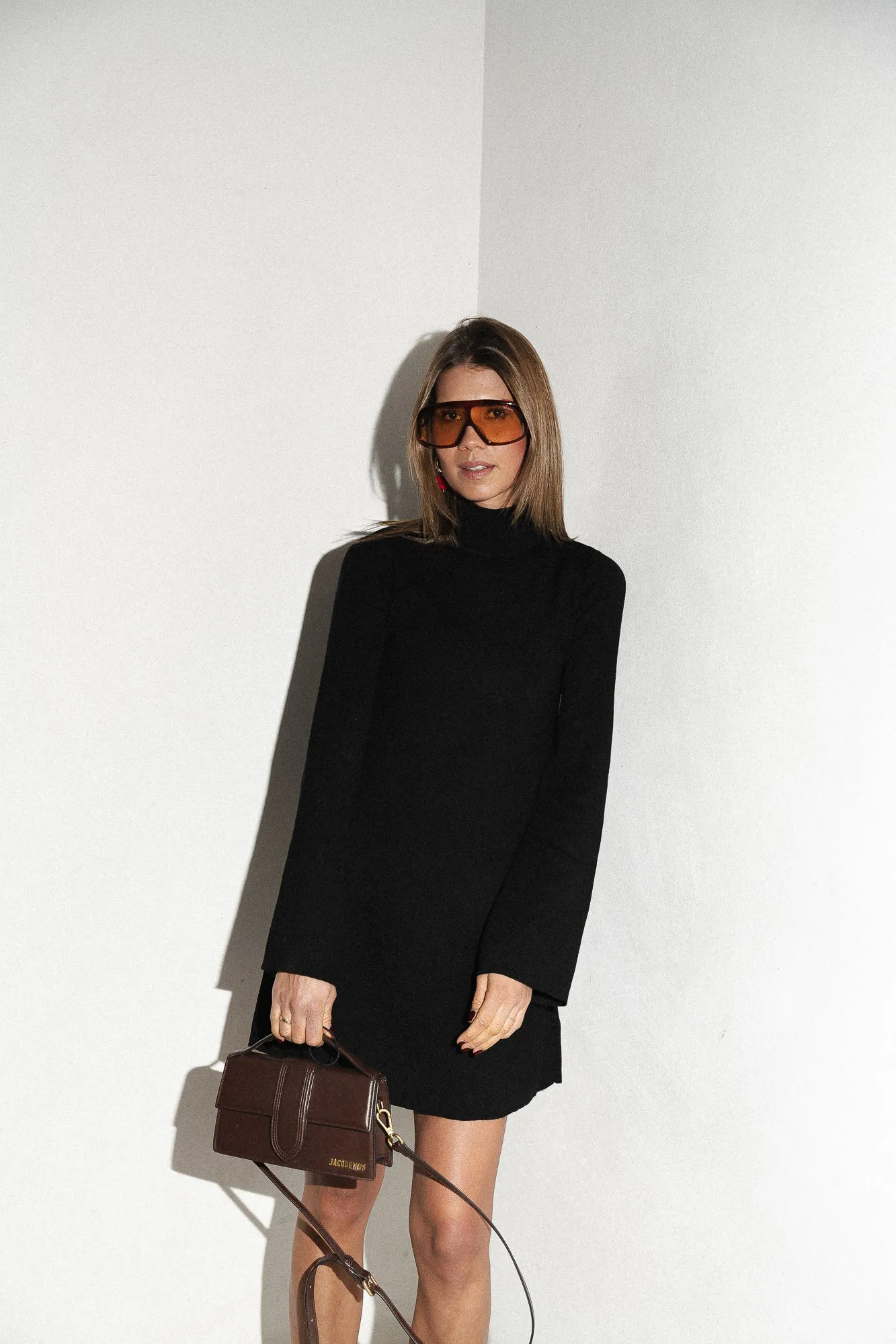 Dunia knit dress black
