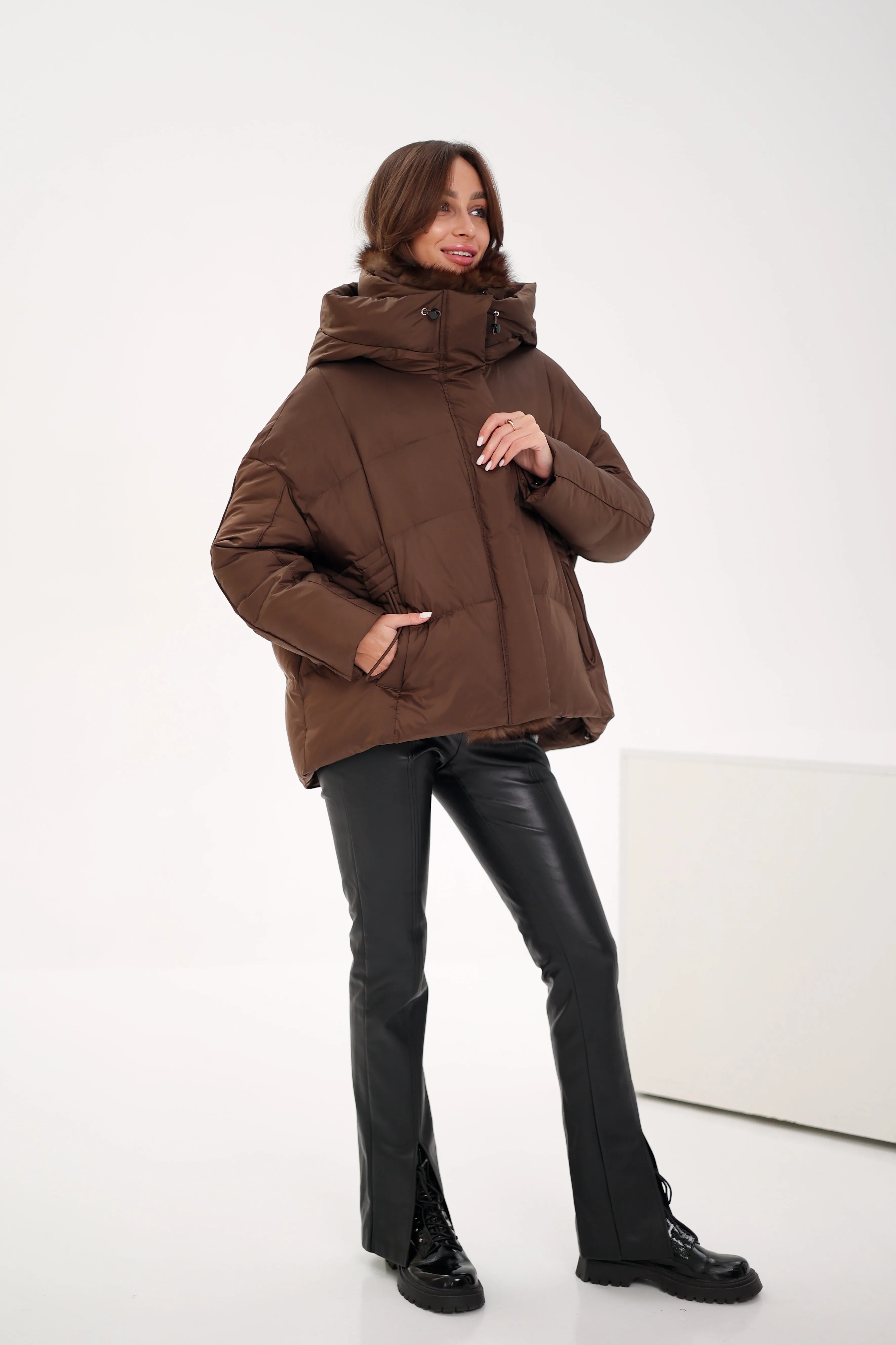 Genuine Polar Fox Down Fill Parka