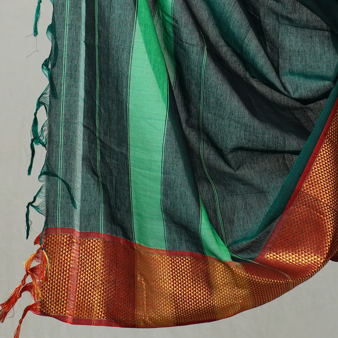 Green - 3pc Dharwad Cotton Suit Material Set 18