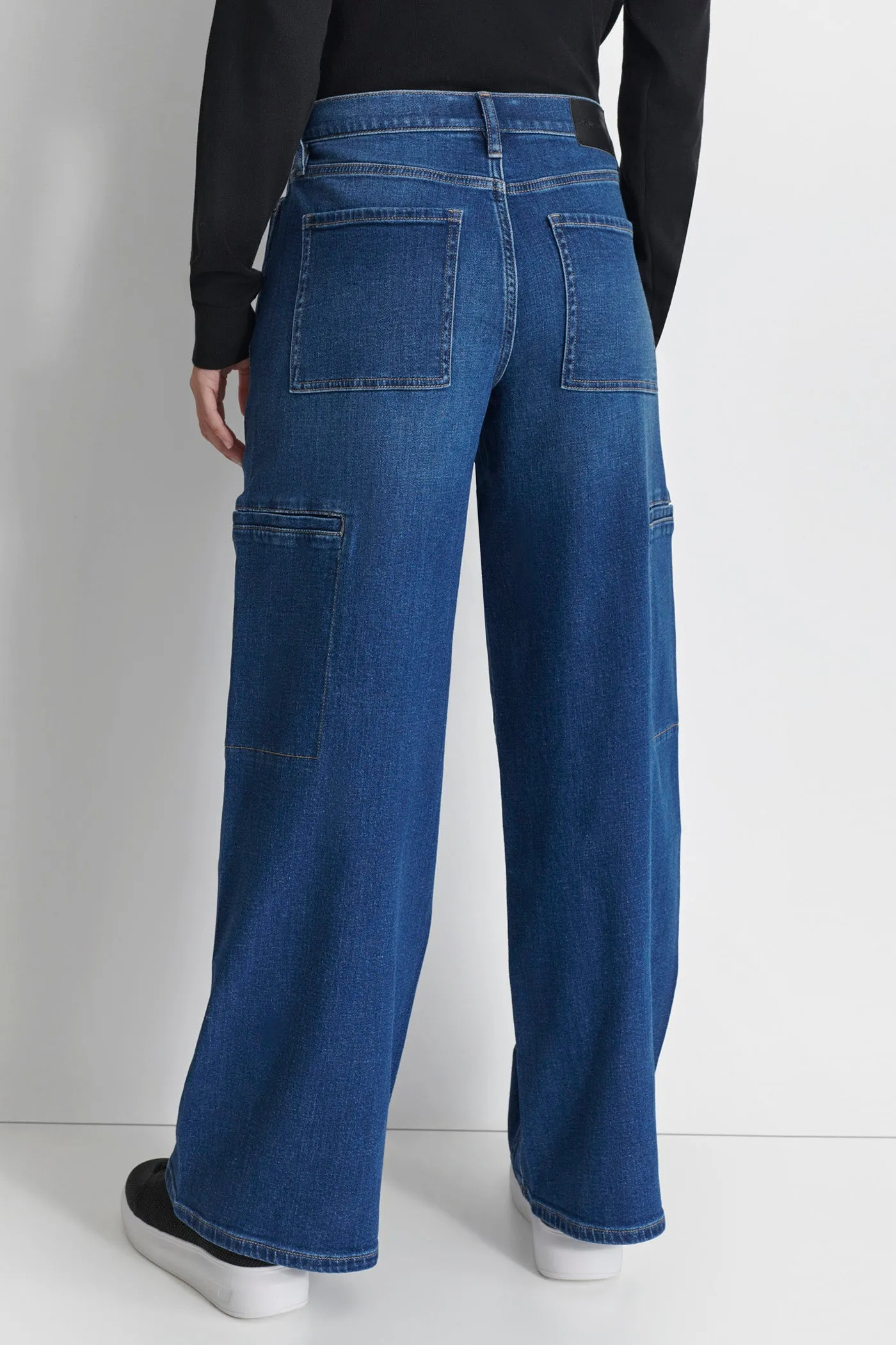 HIGH RISE WIDE LEG CLEAN CARGO
