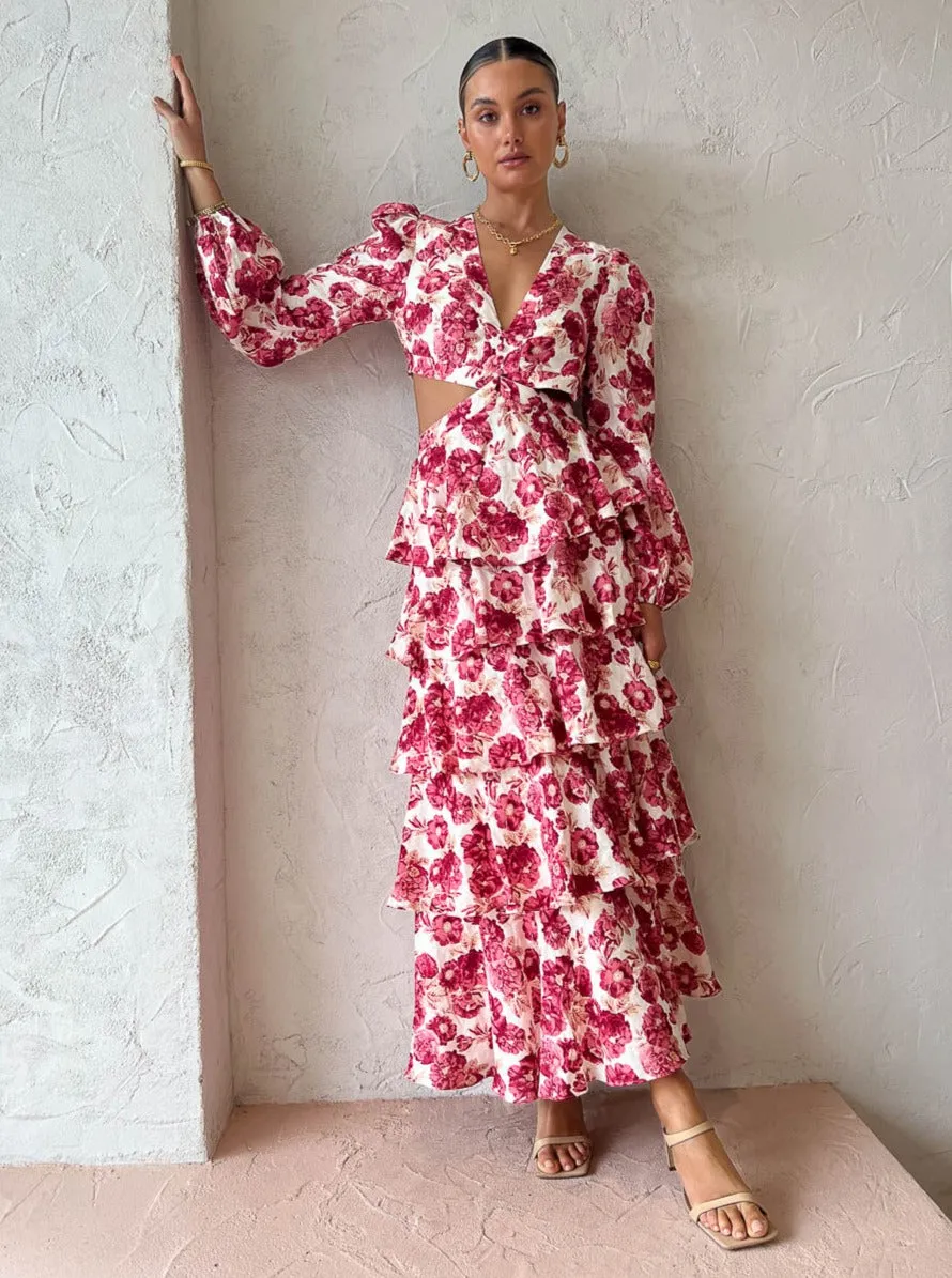 Issy Truly Dress in Blooms