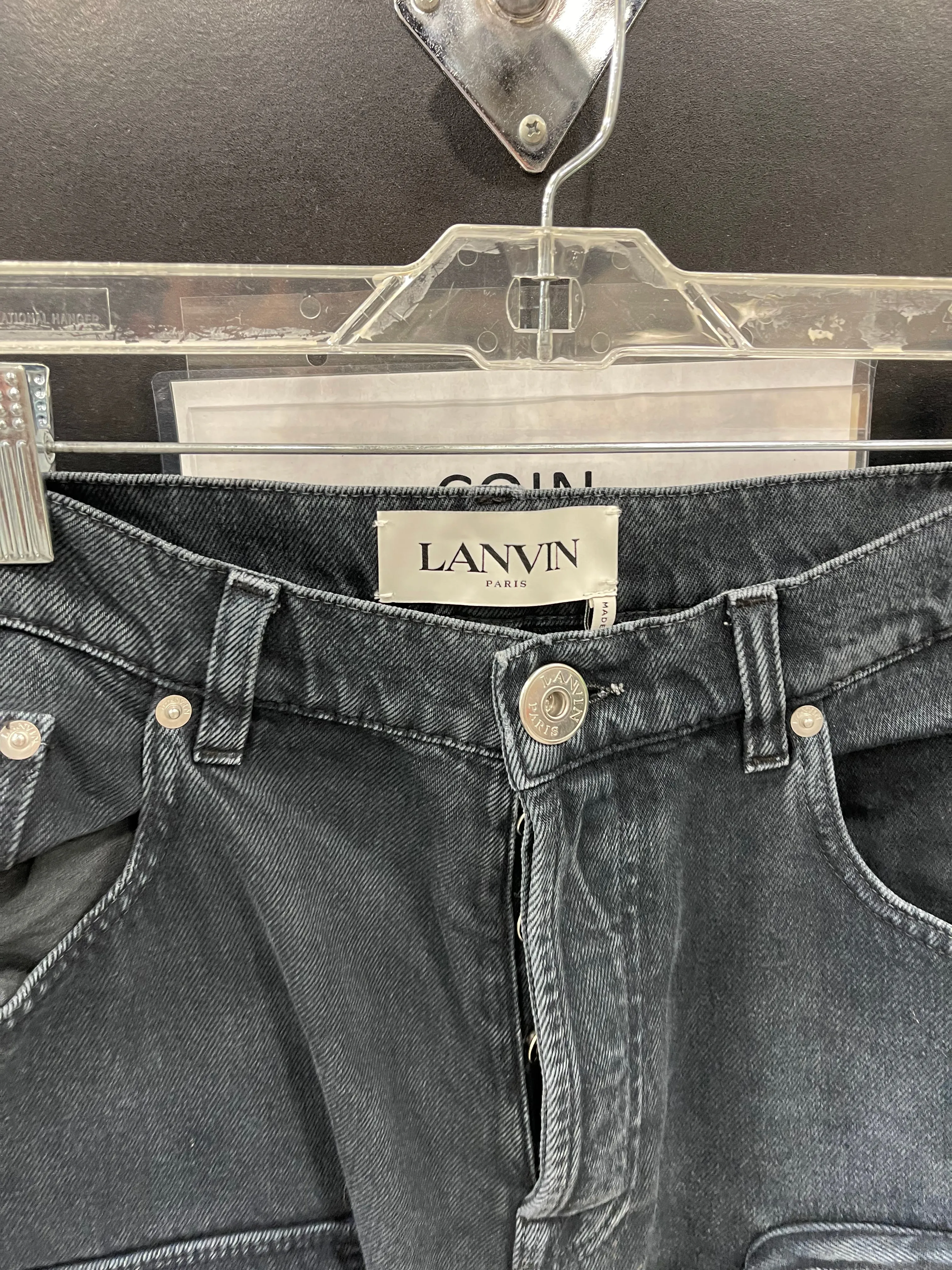 Lanvin Denim Cargo Pants Size 34 9865