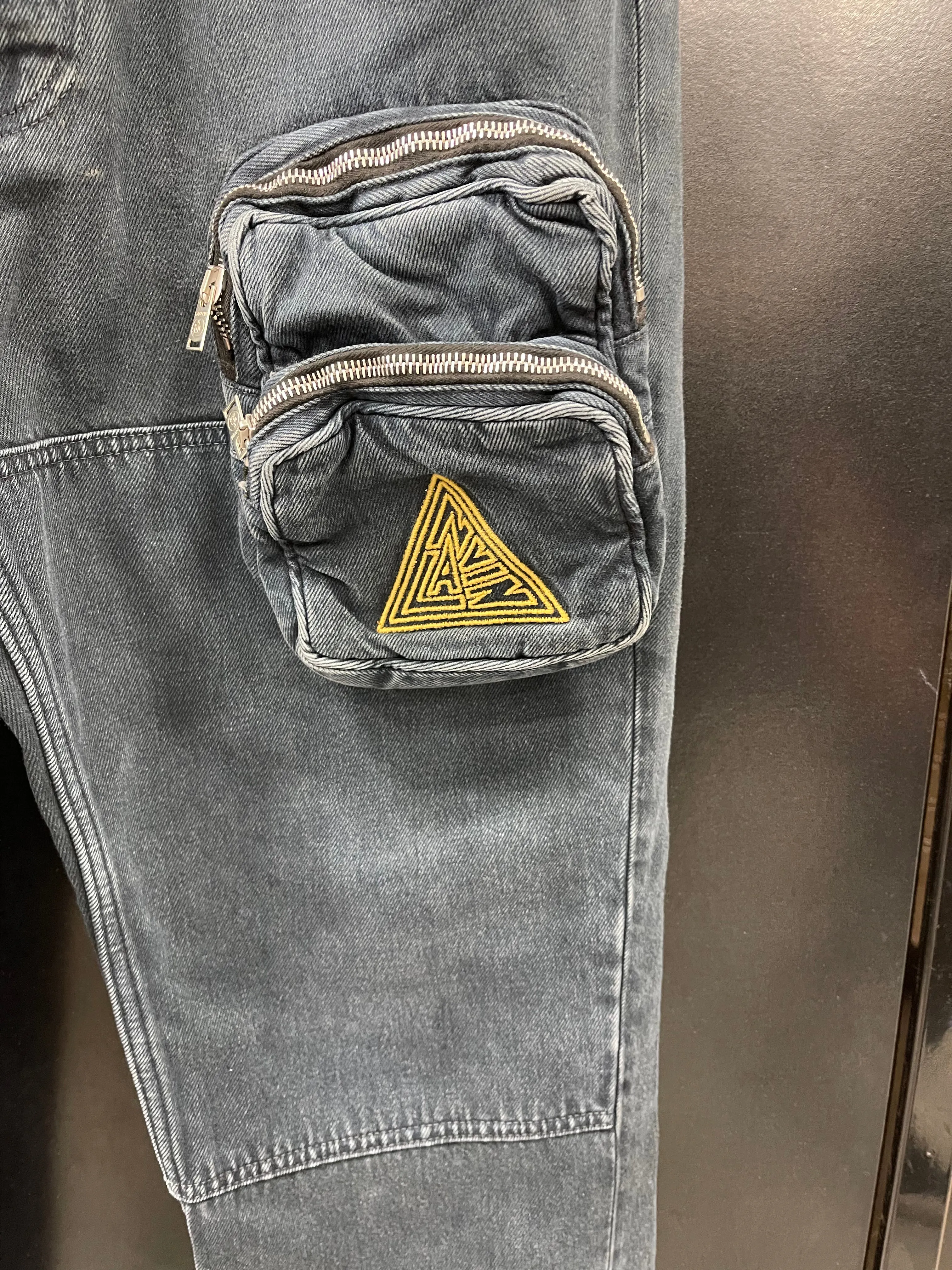 Lanvin Denim Cargo Pants Size 34 9865