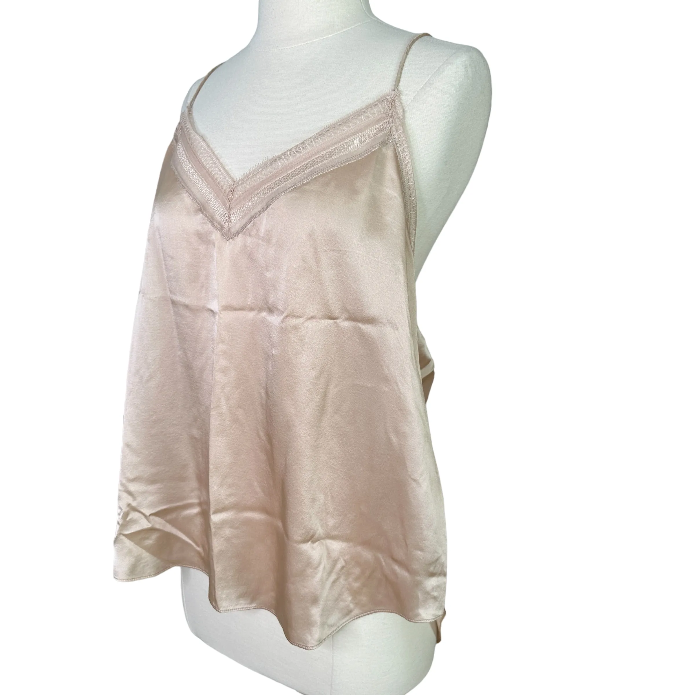 Light Pink Silk Cami - L