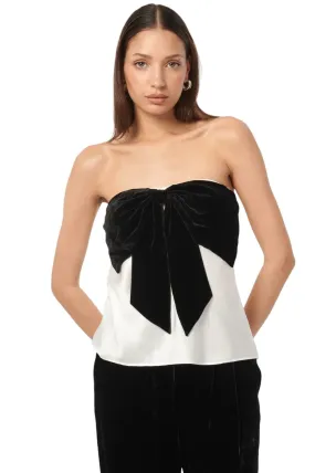 Lora Strapless Camisole - White