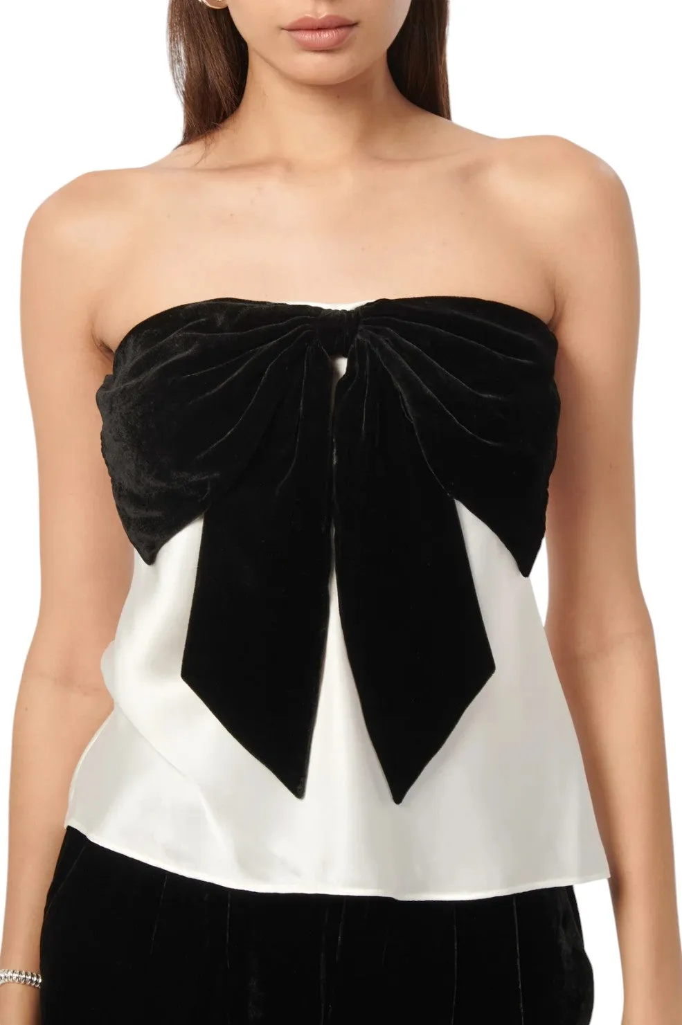 Lora Strapless Camisole - White
