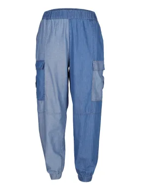 LUCY CARGO PANTS - Denim