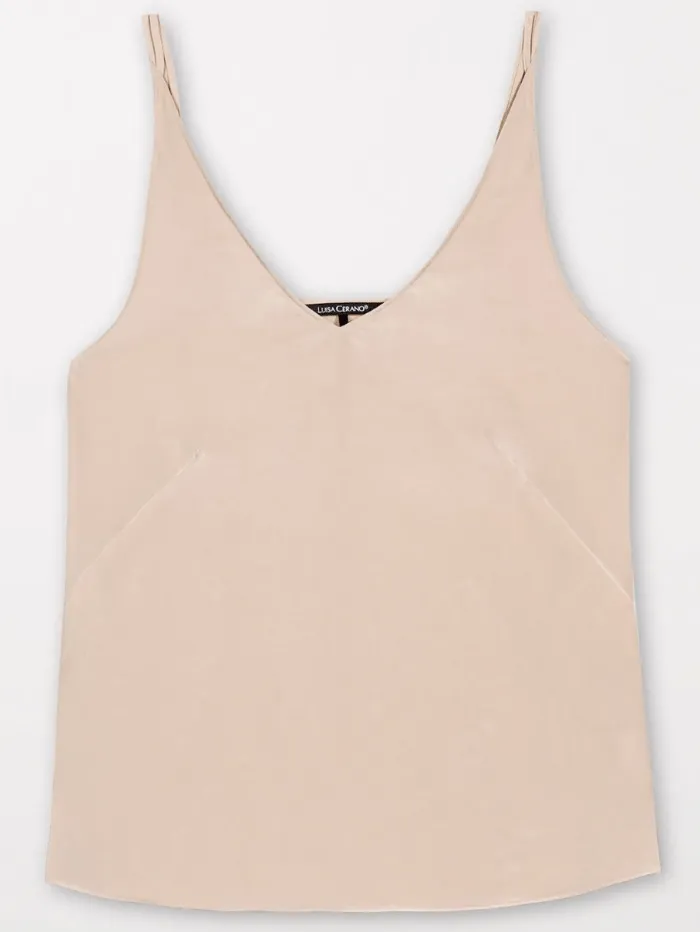 Luisa Cerano Camisole Top In Cashew 398110 3597 Col 0723