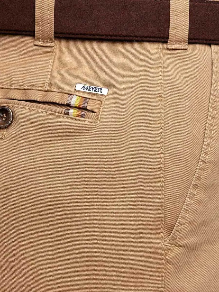 MEYER Oslo Trousers - 316 Luxury Cotton Chinos - Camel