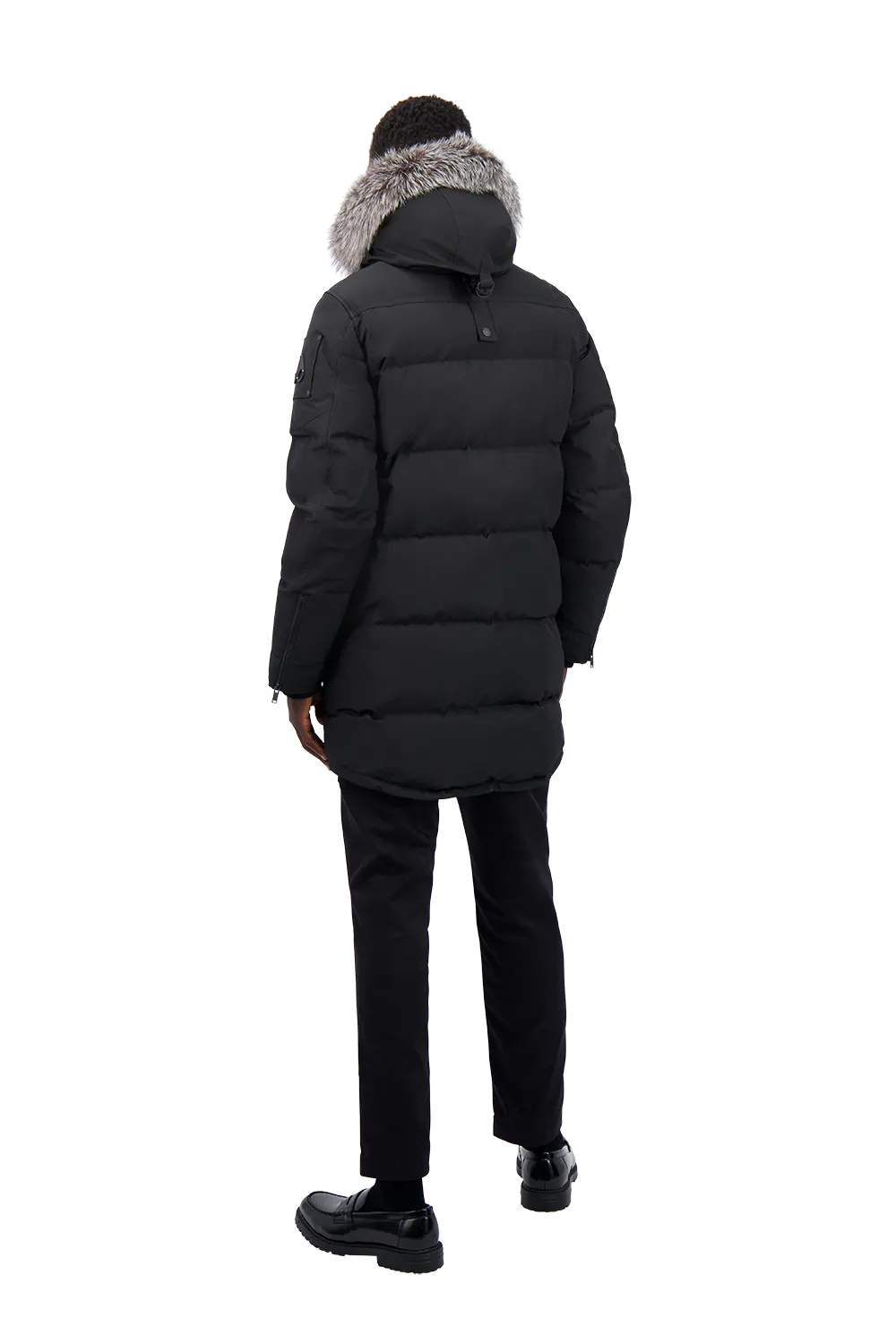 Moose Knuckles Men's Big Ridge Parka Black w/frost Fox