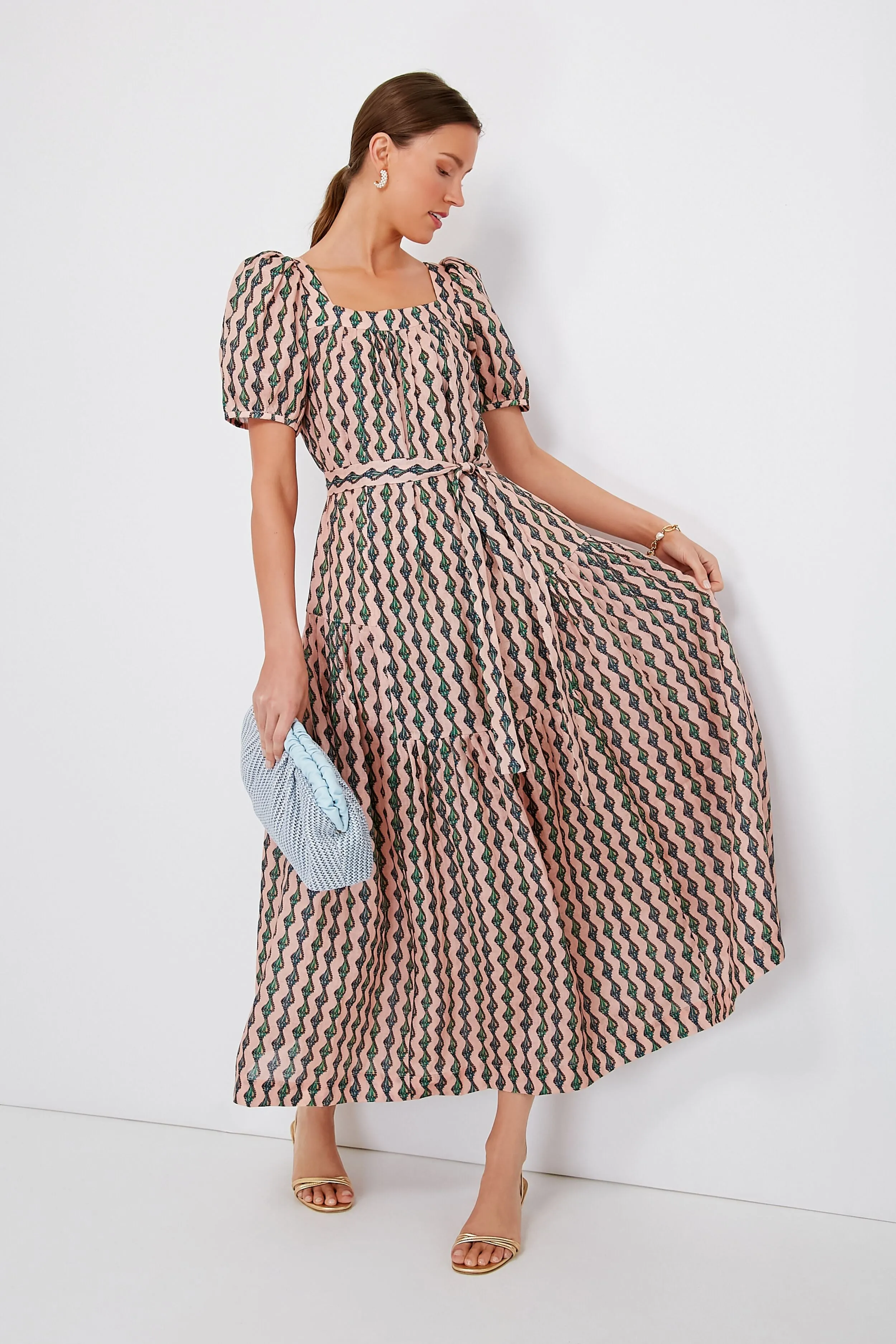 Ocean Stripe Yashi Maxi Dress