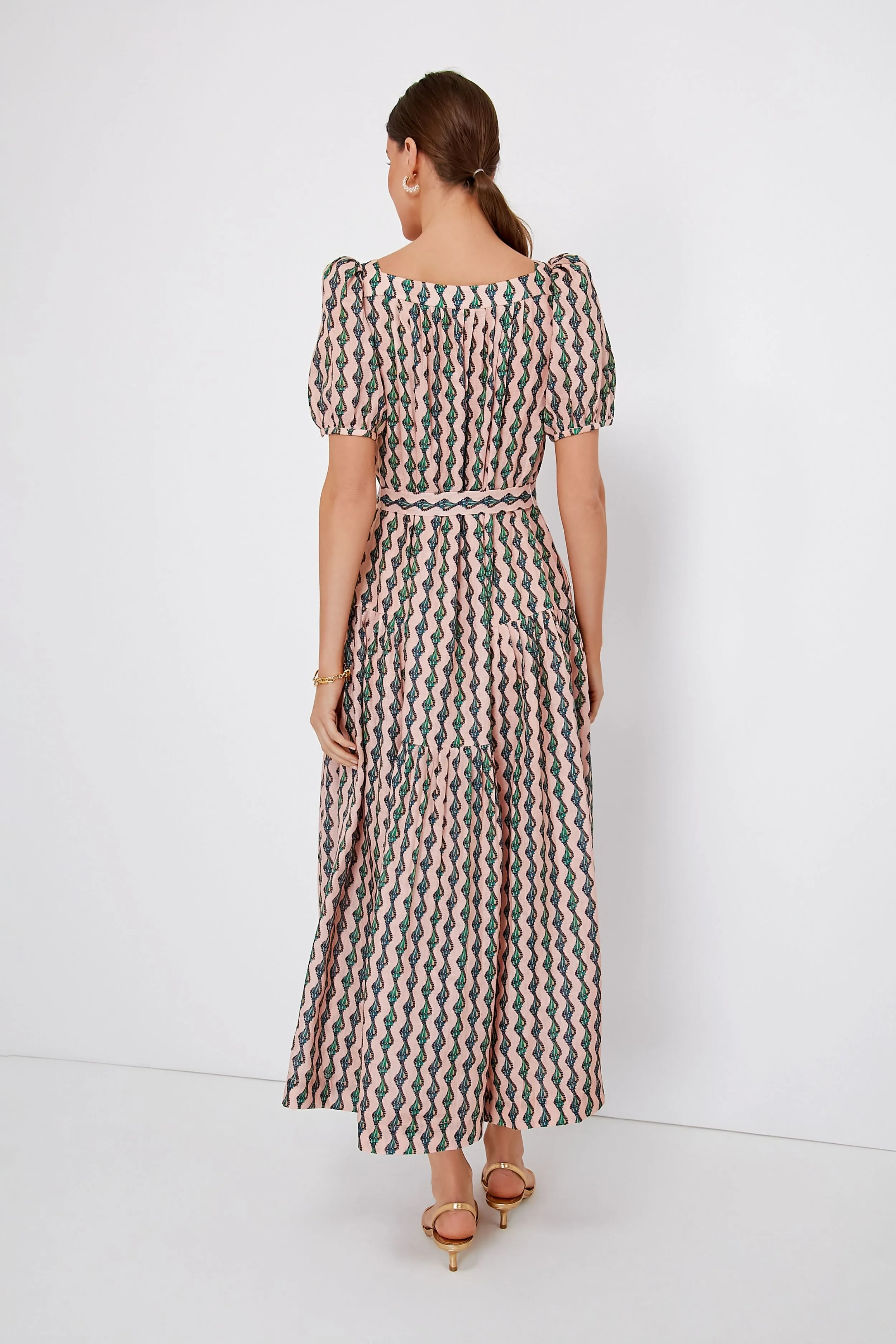Ocean Stripe Yashi Maxi Dress