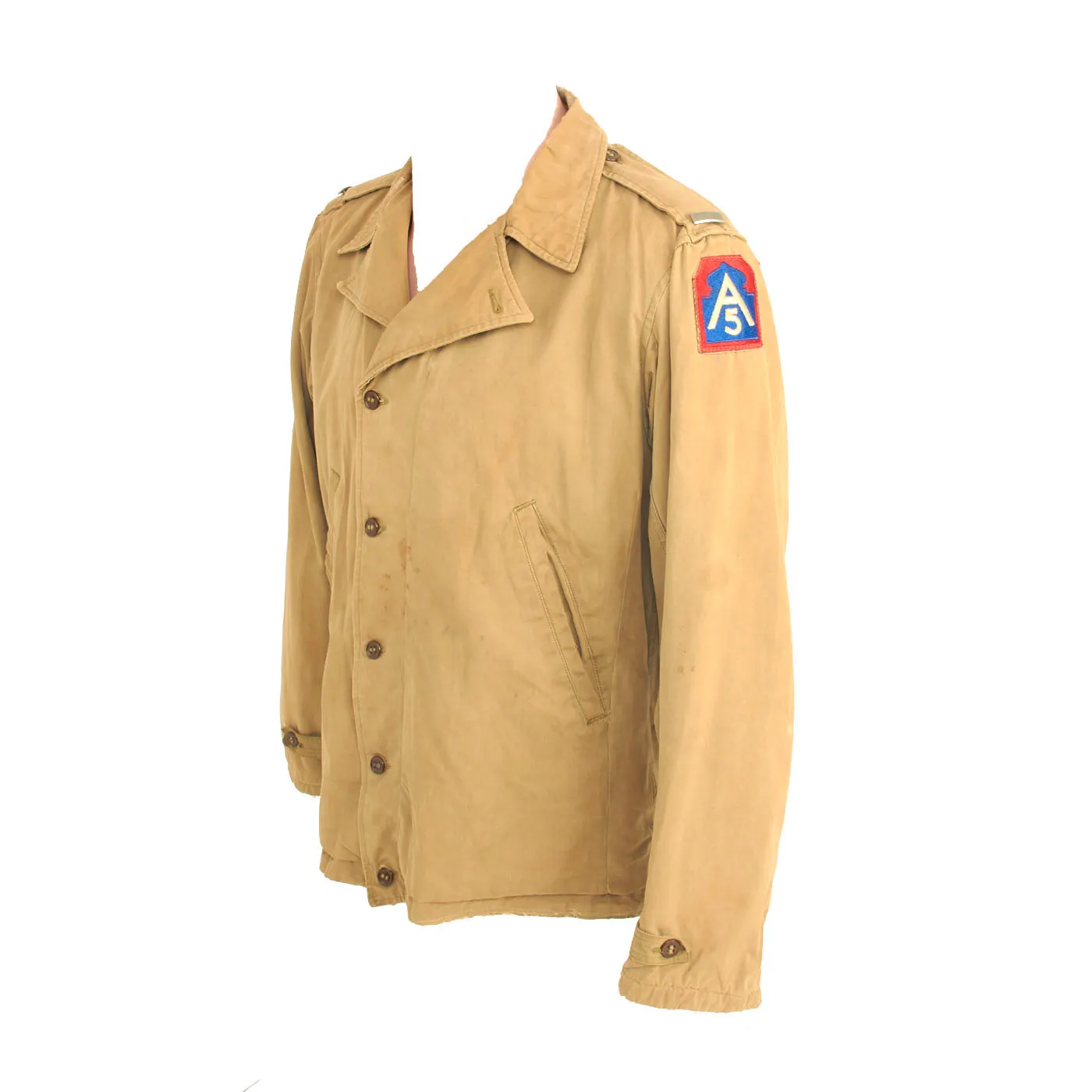 Original U.S. WWII United States 5th Army 1st Lieutenant M-1941 Field Jacket