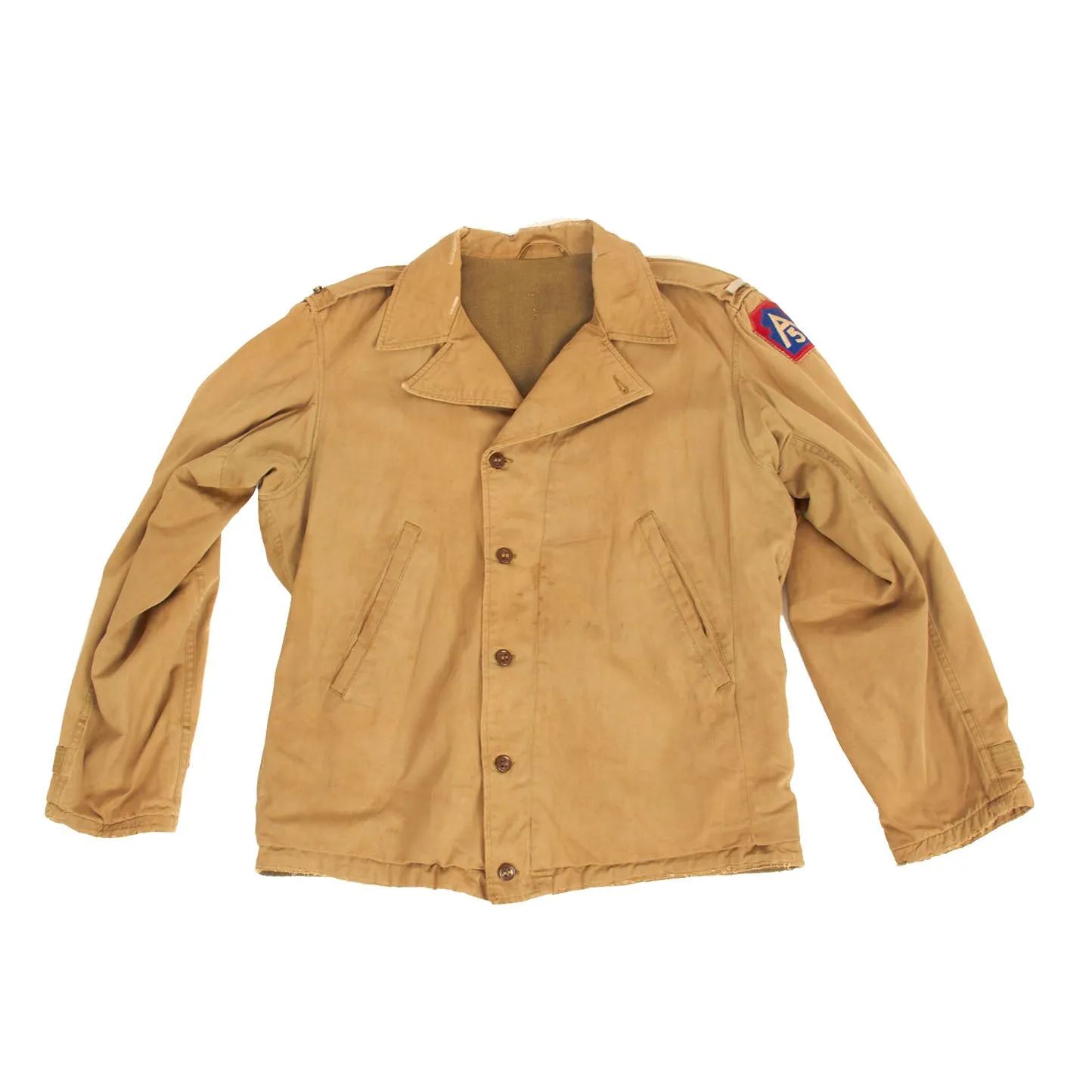 Original U.S. WWII United States 5th Army 1st Lieutenant M-1941 Field Jacket