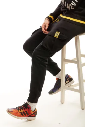 P11960-UTILITY CARGO FLEECE PANTS