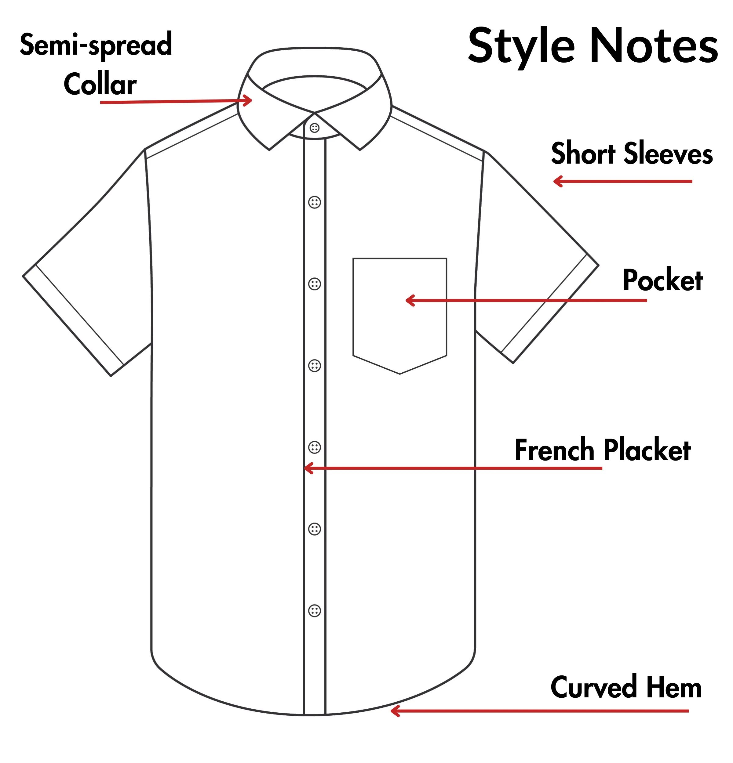 Performance Stretch - Navy - Short Sleeve