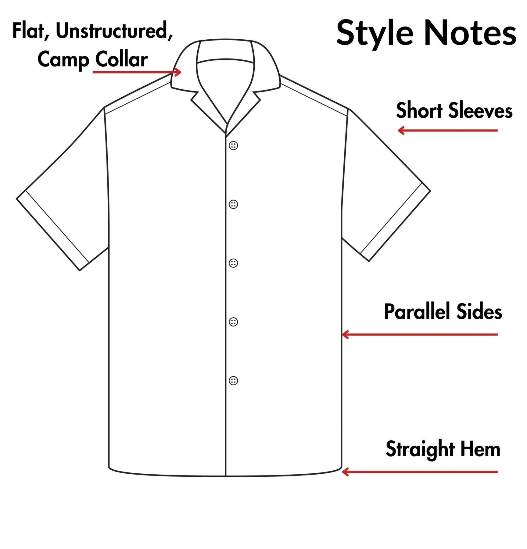 Pure Linen - Camp Collar - Short Sleeve - Maroon