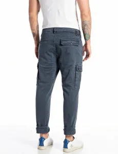 REPLAY CARGO PANTS JAAN DUNKELBLAU M9649