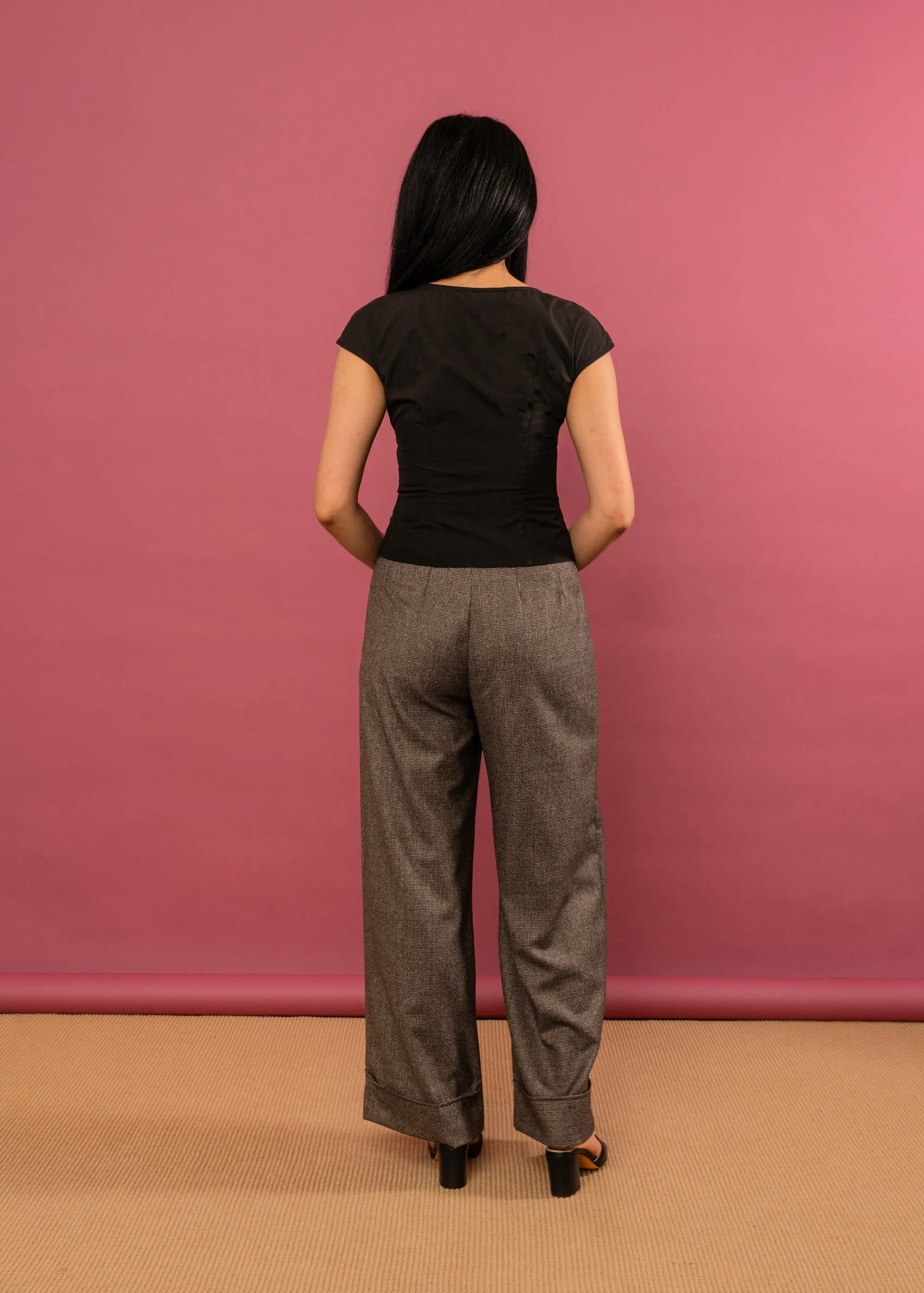 Saudade Trouser (Puppytooth)