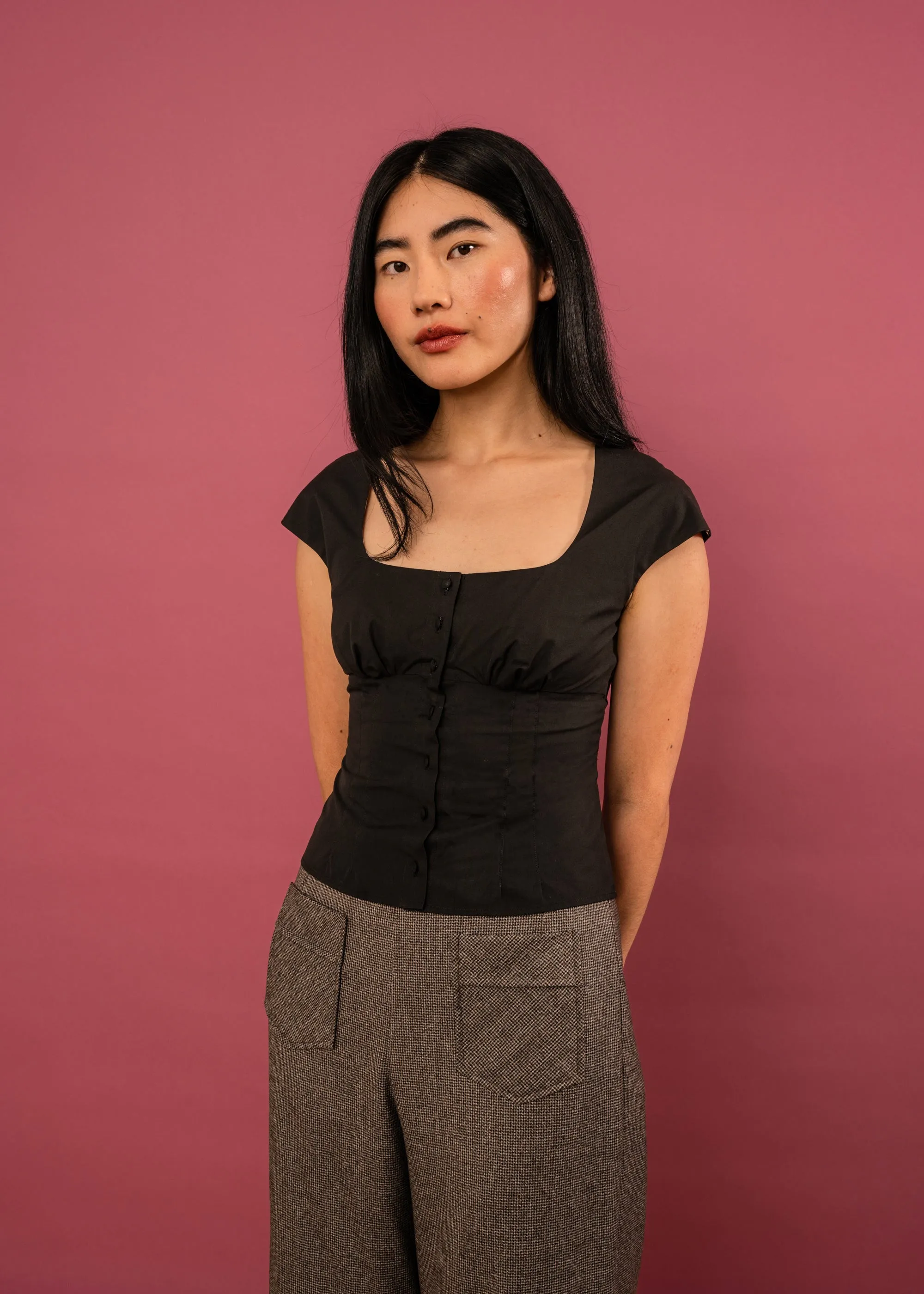 Saudade Trouser (Puppytooth)