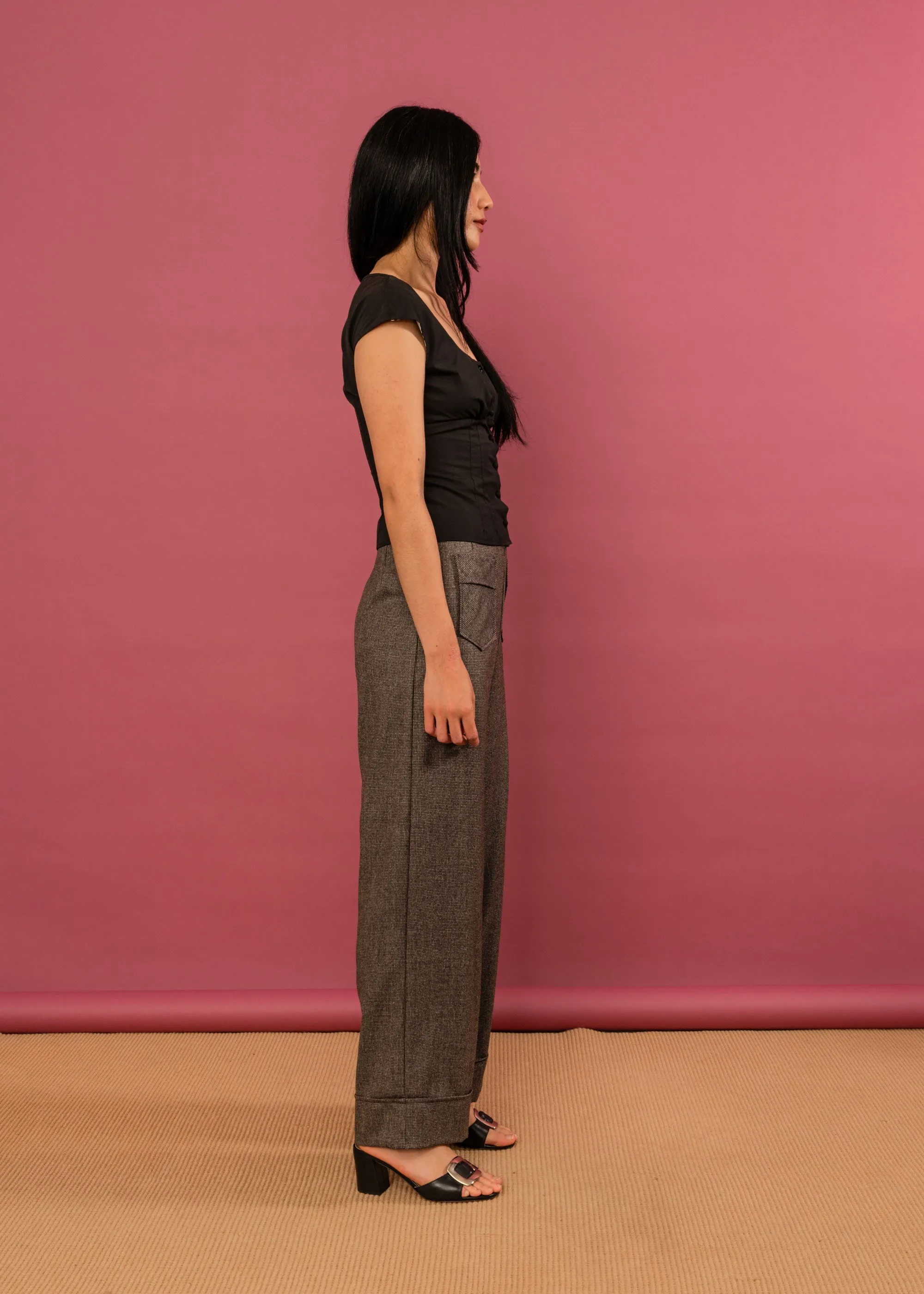 Saudade Trouser (Puppytooth)