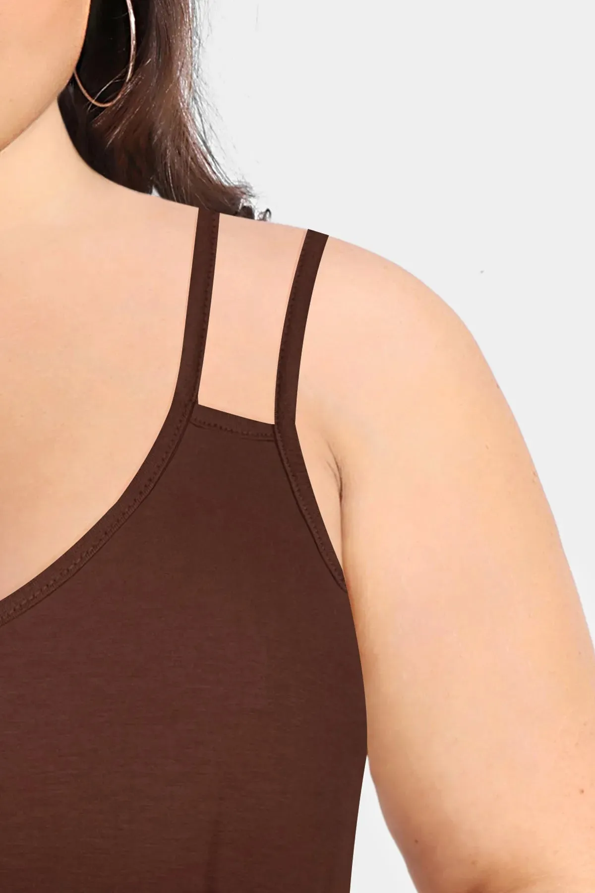 Solid Sexy V Neck Camisole Tank