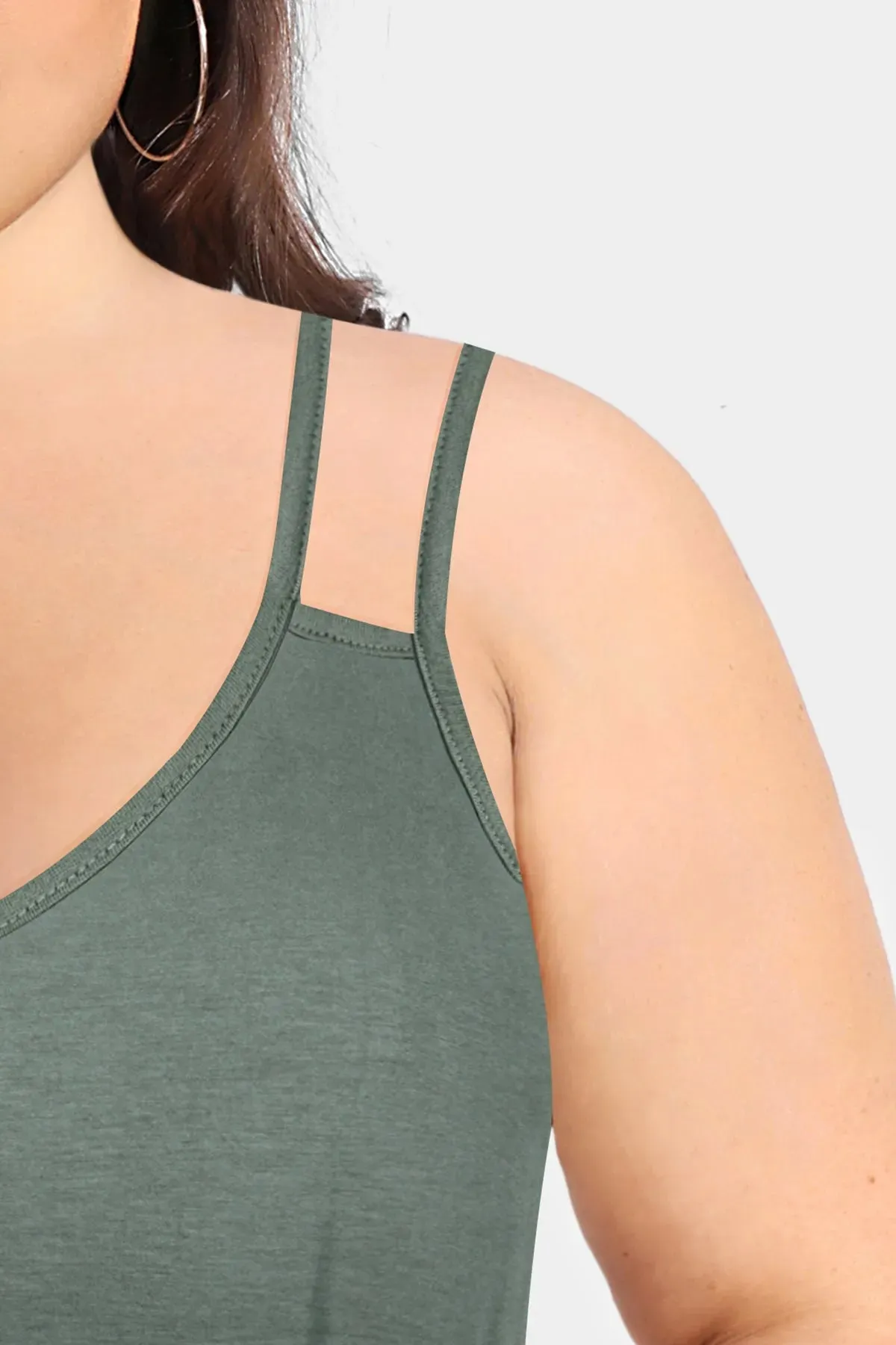 Solid Sexy V Neck Camisole Tank