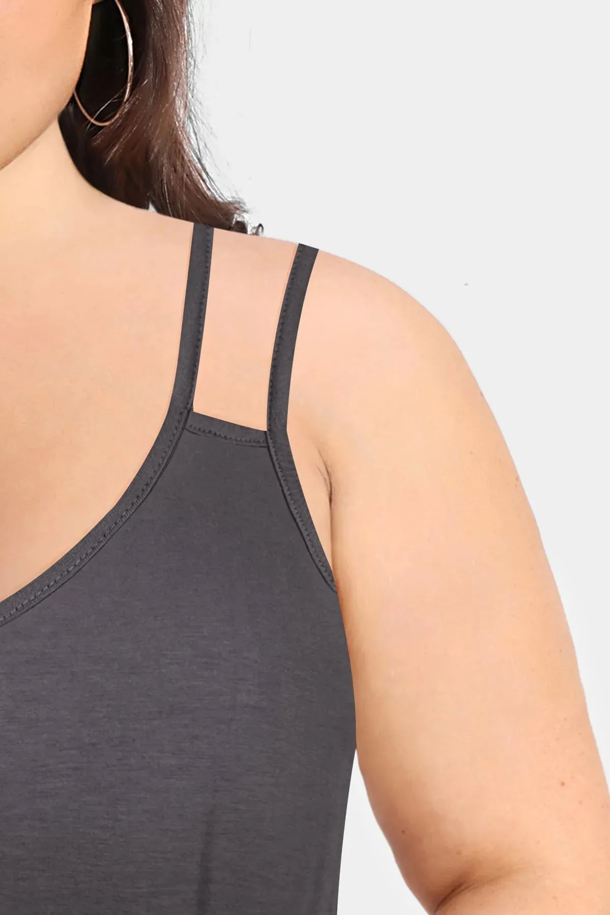 Solid Sexy V Neck Camisole Tank
