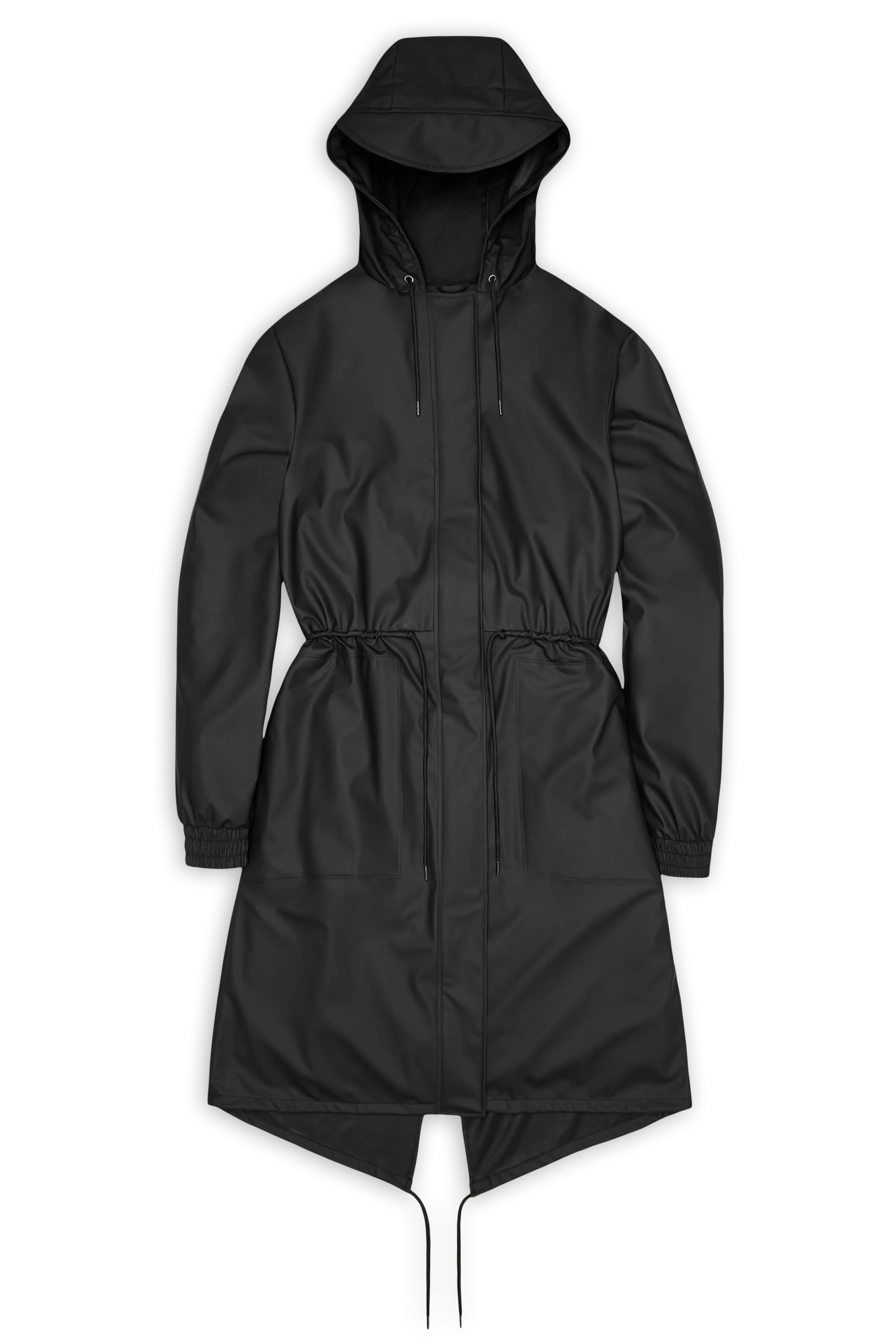 String W Parka - Black
