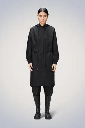 String W Parka - Black