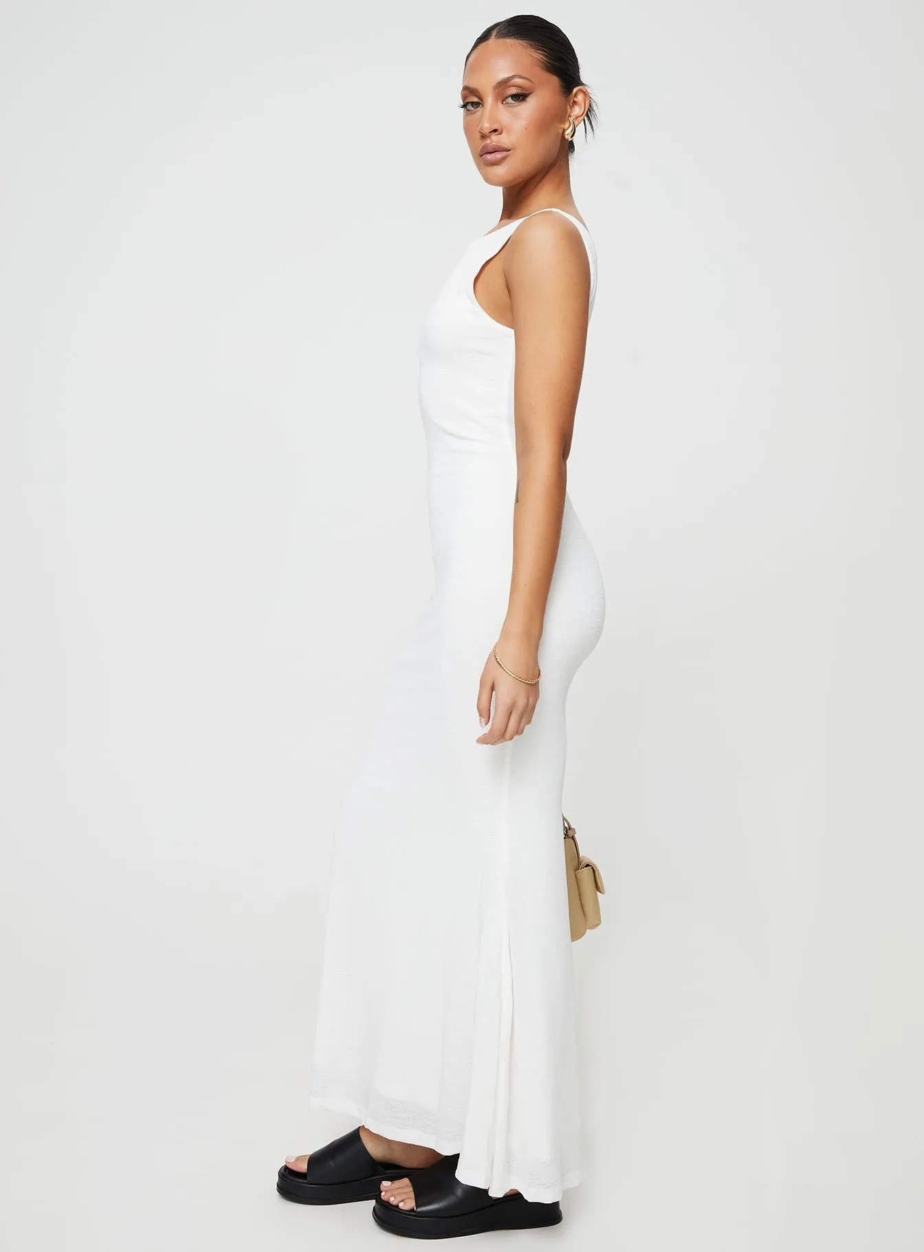 Toleet Ashen Maxi Dress White