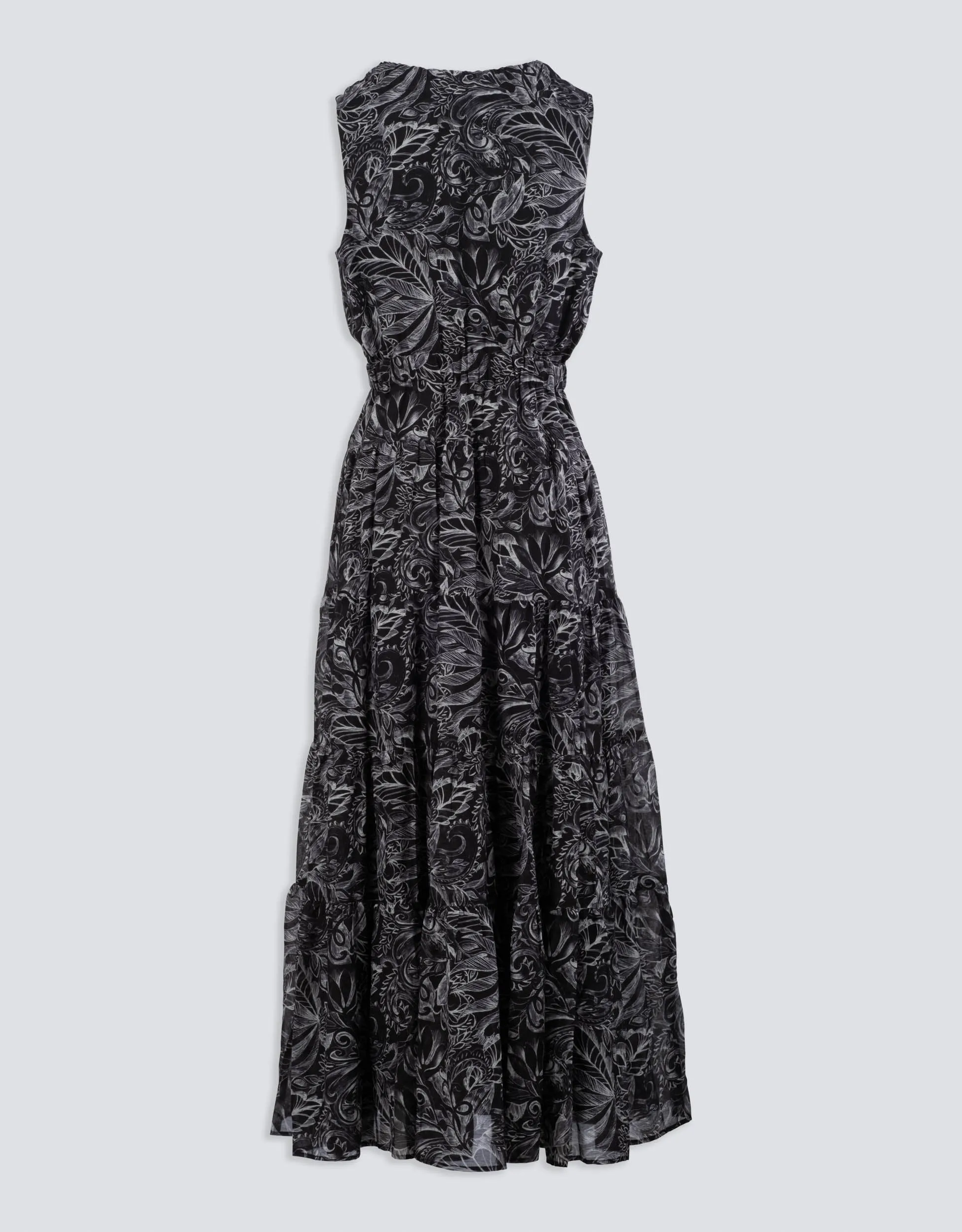 unsubscribed botanic tiered dress