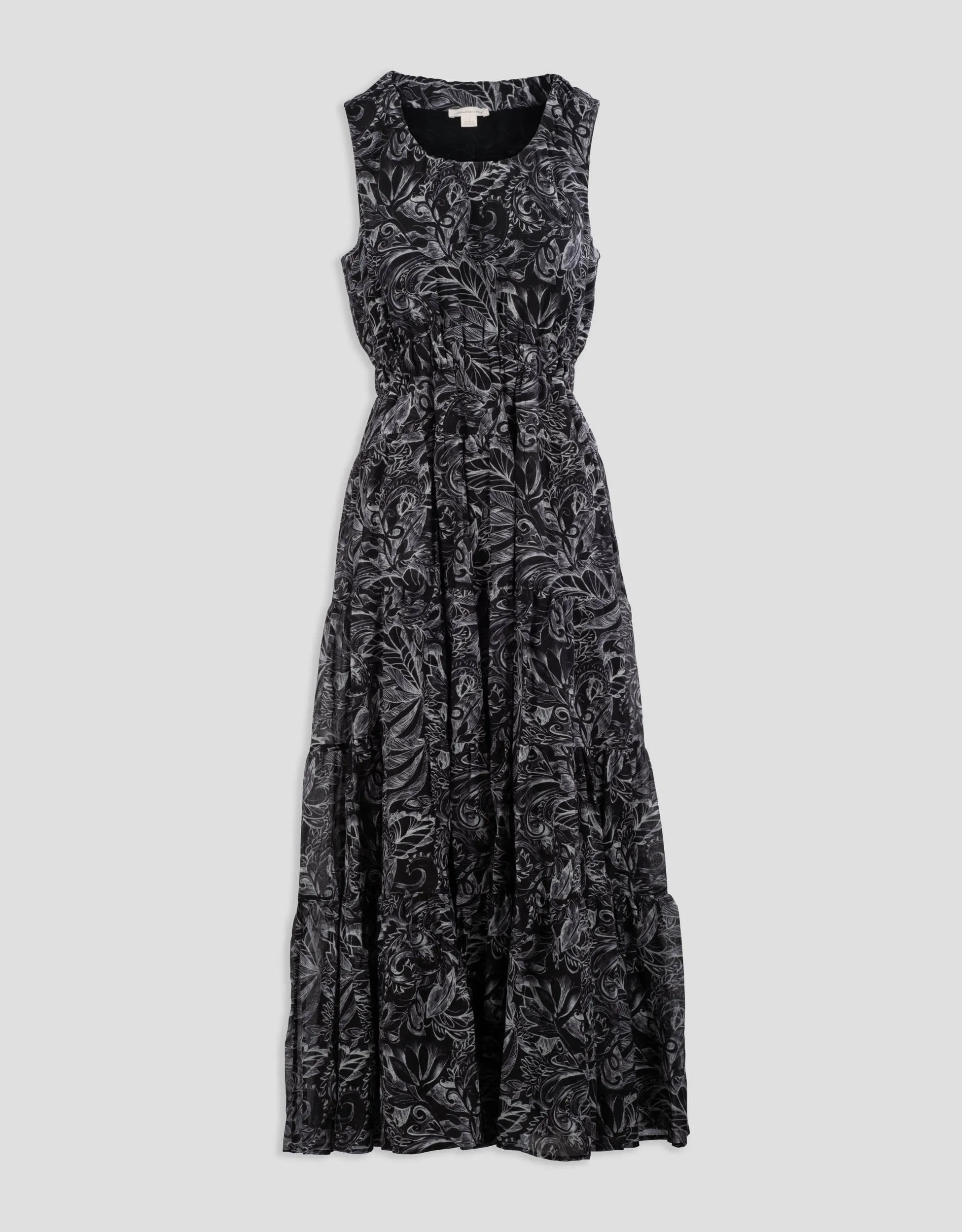 unsubscribed botanic tiered dress