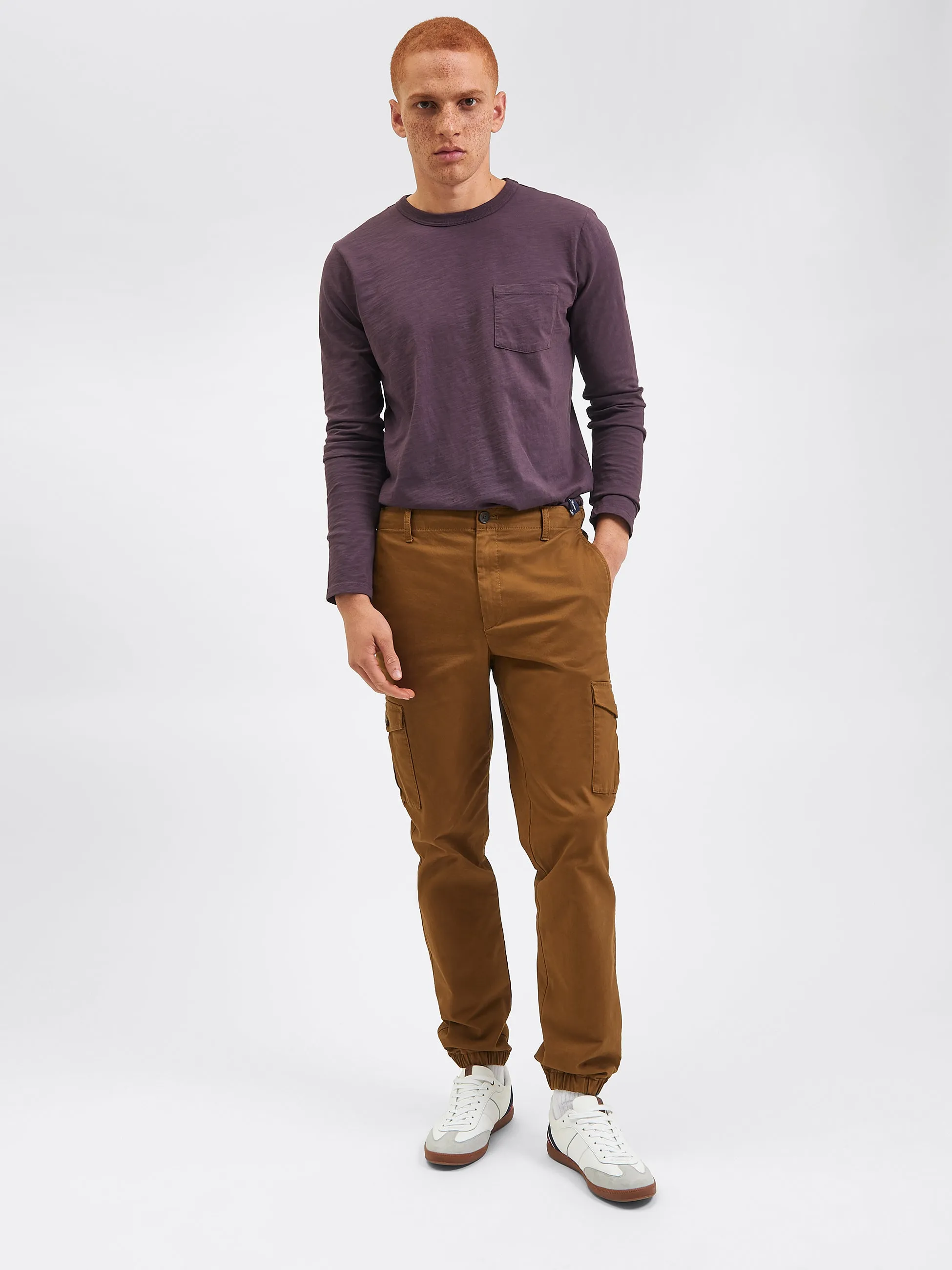 Utility Woven Jogger Pant - Brown